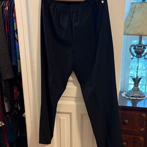 Chico’s Zenergy Black Straight-Leg Women’s Pants with Elastic Waist